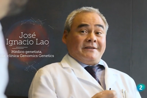 Dr. José Ignacio Lao en el programa - El cazador de cerebros de televisión española.